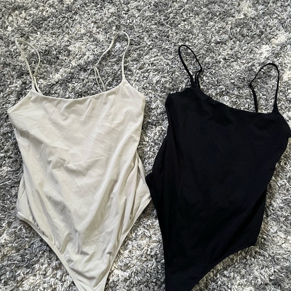 Almere Women’s Soft Thong Bodysuits Bundle of 2 Size Large - Picture 1 of 6